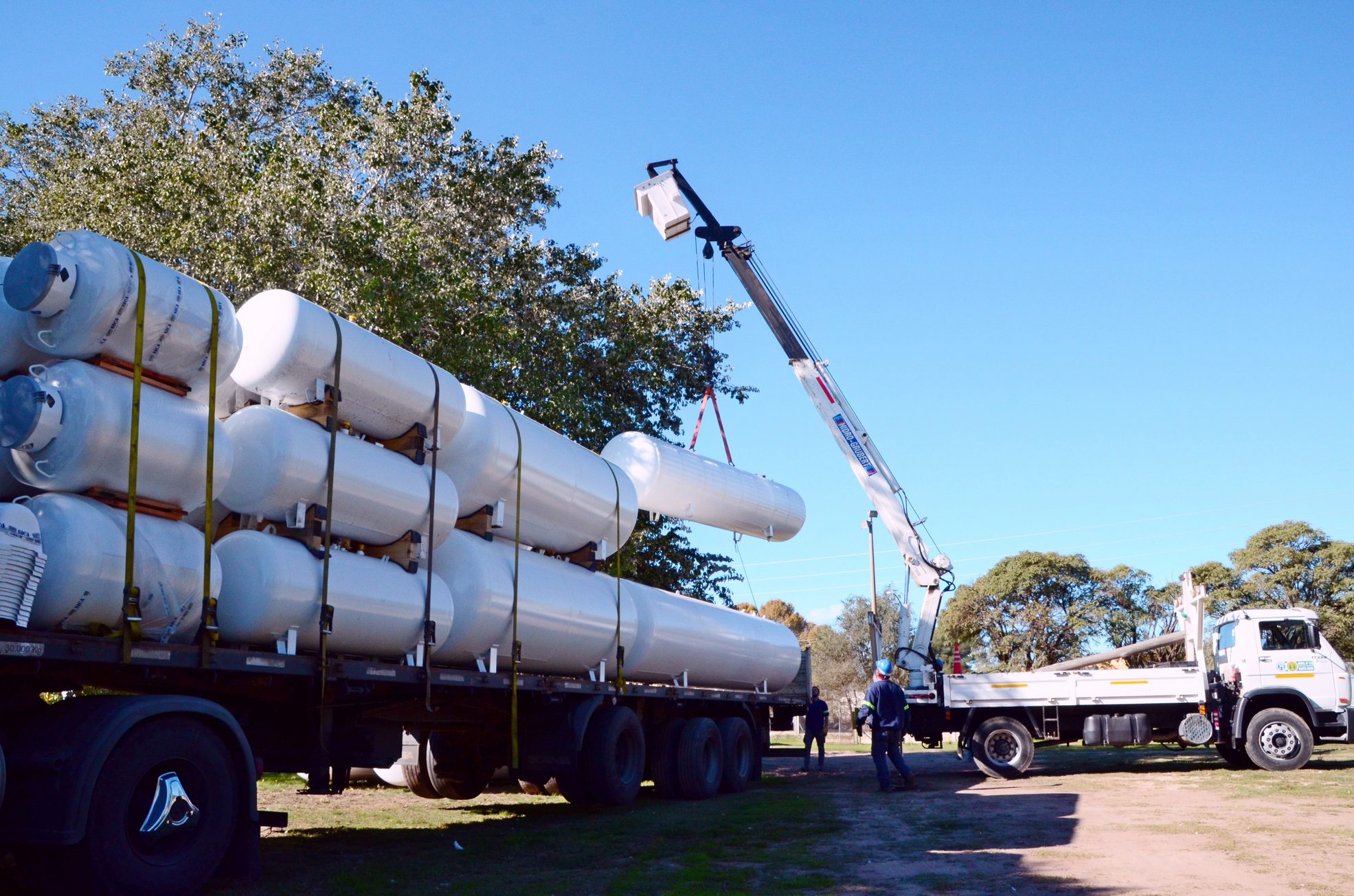 Descarga de tanques gas a granel 06