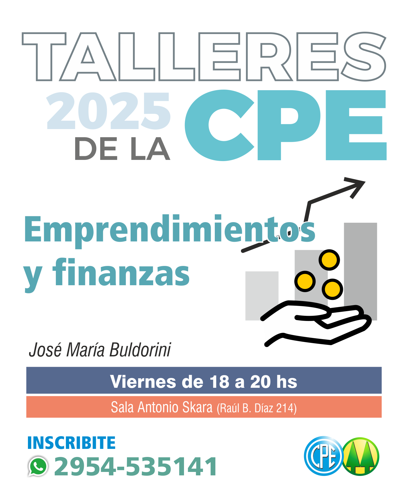 Flyer Emprendimientos y finanzas 2025